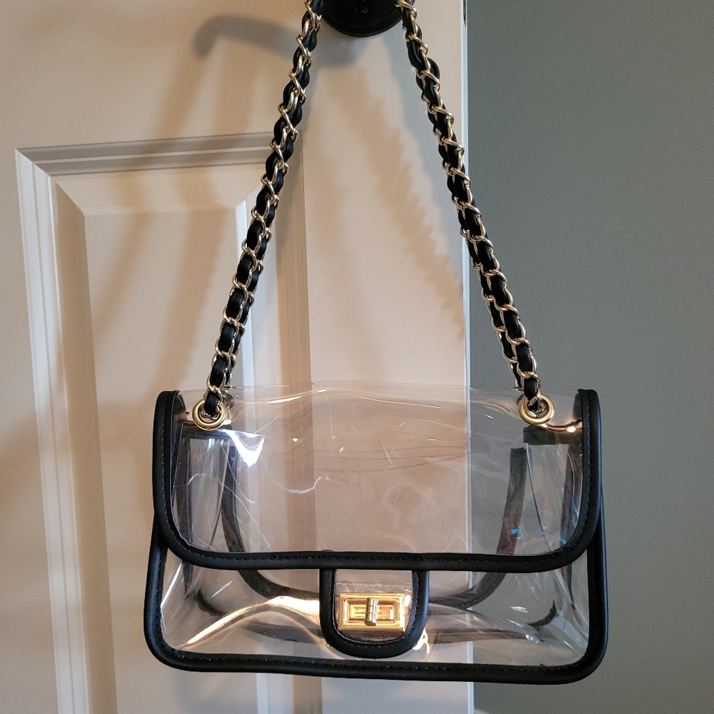Freie Liebe Clear plastic purse